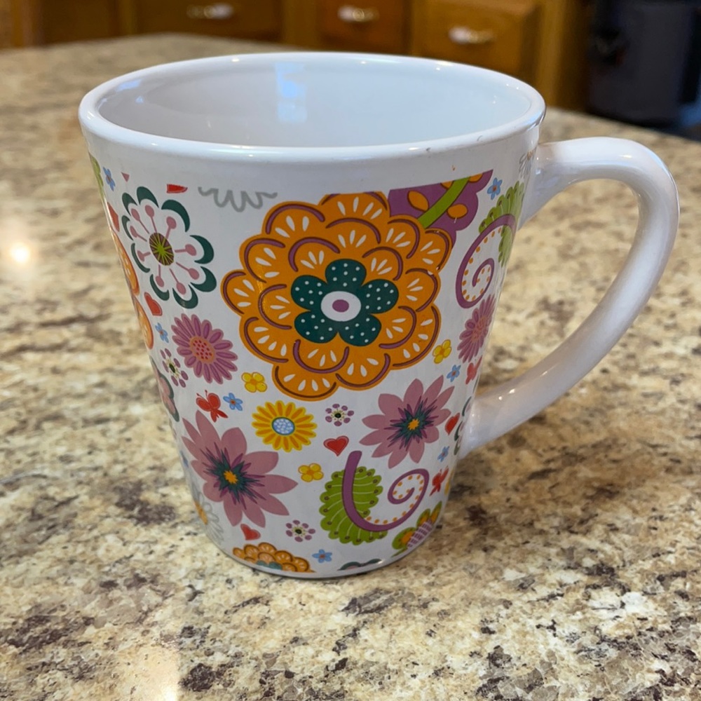 TRISA Floral Coffee Mug/Cup.